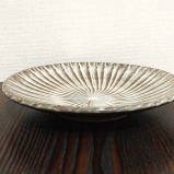 小鹿田焼の7寸皿 刷毛目 【小石原焼】