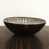 小鹿田焼の5寸鉢 内黒 刷毛目 【小石原焼】