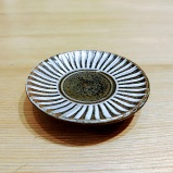 小鹿田焼おすすめの３寸皿　刷毛目　【小石原焼】小石原焼